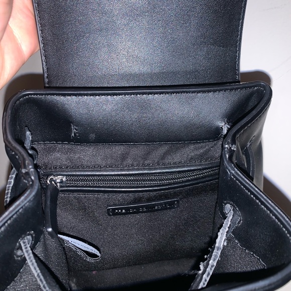 French connection backpack purse -black - Picture 8 of 12